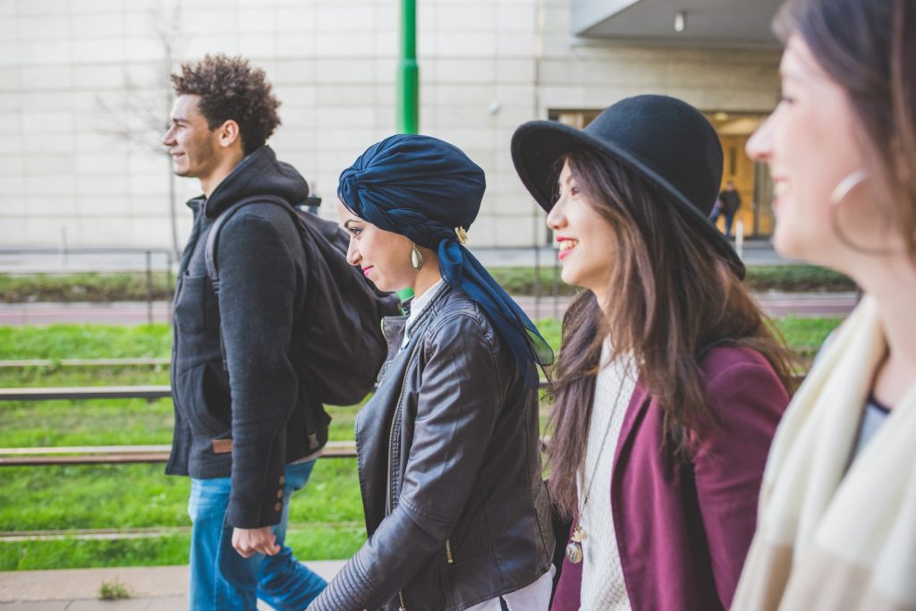 Multiracial group young people